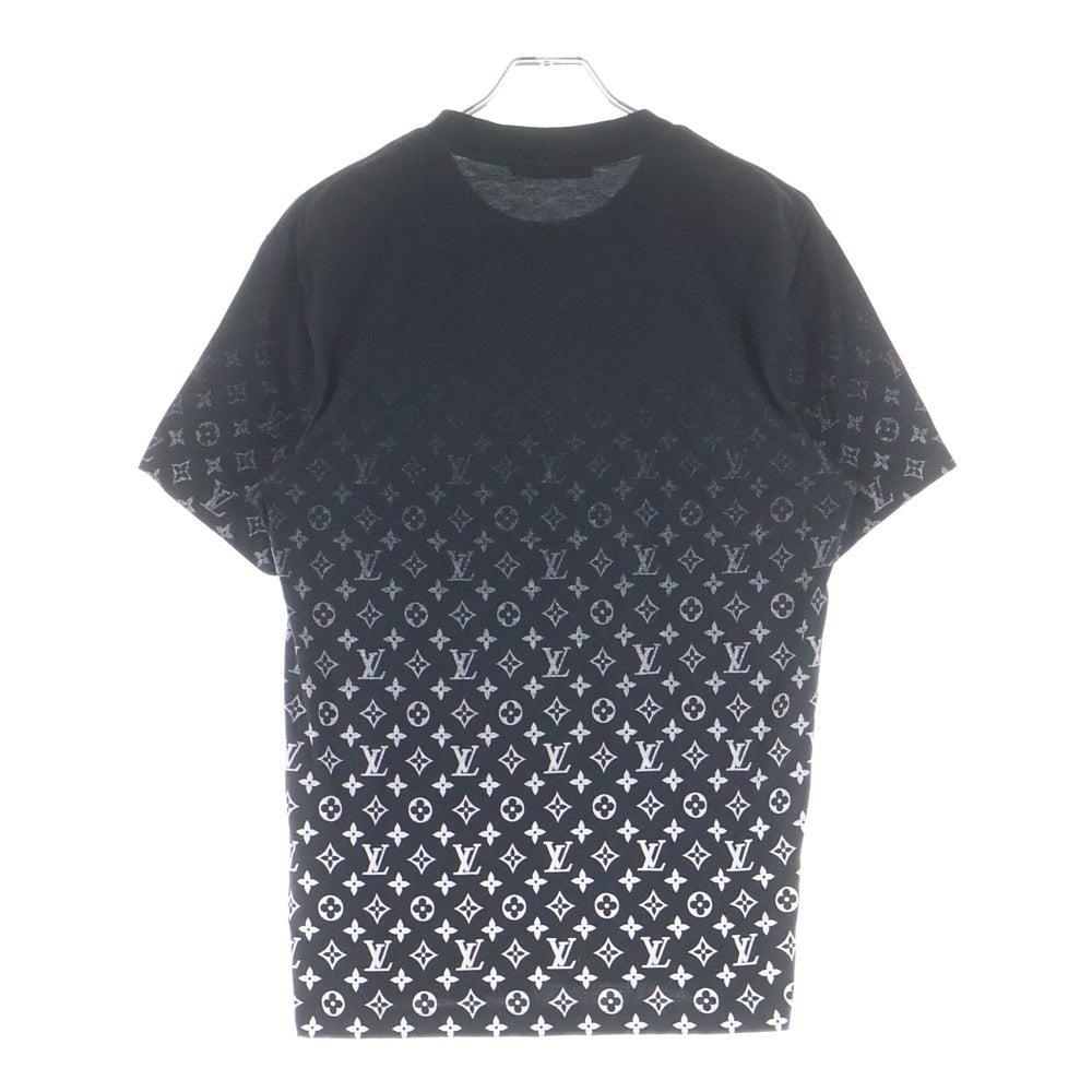 LOUIS VUITTON(ルイヴィトン) 21AW モノグラム グラディエント 総柄プリント クルーネック 半袖Tシャツ カットソー ブラック RM212Q NPG HKY46W