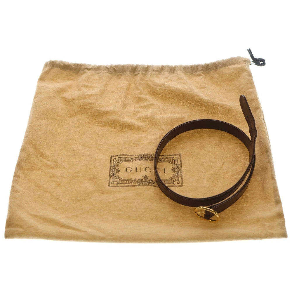 GUCCI(グッチ) ジャッキー 1961 シェリーライン ワンショルダーバッグ ハンドバッグ ブラウン×ベージュ レザー×PVC 636706 ゴールド金具 レディース