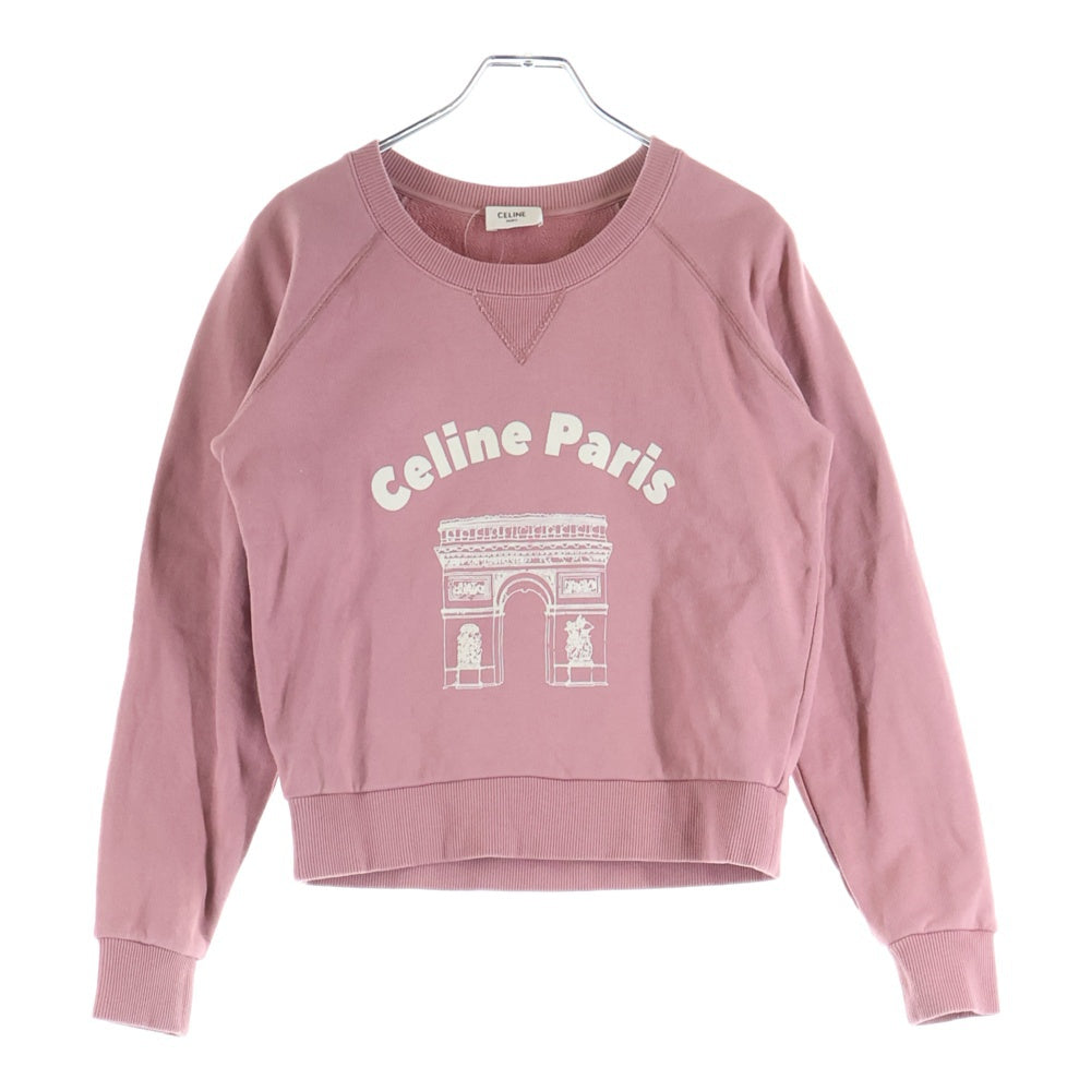 CELINE(セリーヌ) 24SS アルク・ドゥ・トリオンフ スウェットシャツ 2Y88D670Q ピンク レディース