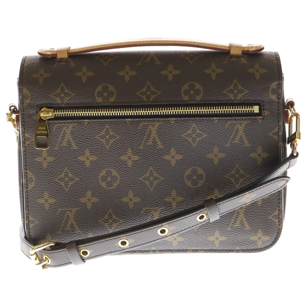 LOUIS VUITTON(ルイヴィトン) モノグラム ポシェットメティスMM ブラウン PVC ショルダーバッグ M40780 レディース