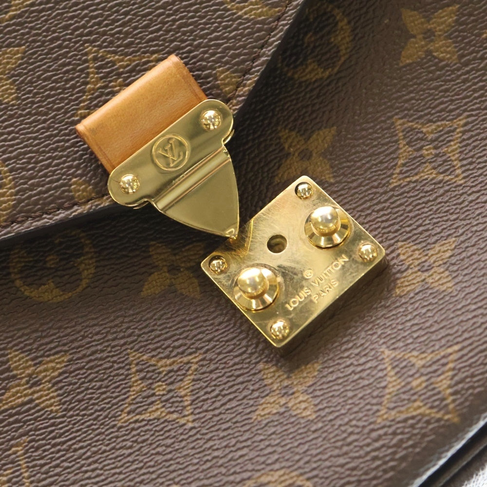 LOUIS VUITTON(ルイヴィトン) モノグラム ポシェットメティスMM ブラウン PVC ショルダーバッグ M40780 レディース
