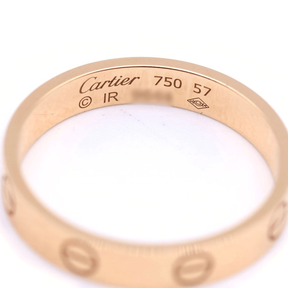 Cartier(カルティエ) ミニラブリング Au750 K18 PG ピンクゴールド 指輪 レディース