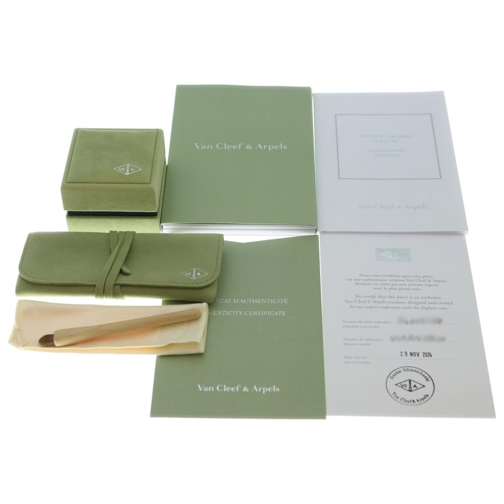 Van Cleef & Arpels(ヴァンクリーフアンドアーペル) スウィートアルハンブラ カーネリアン ブレスレット Au750 K18 PG ピンクゴールド VCARN59K00 レディース