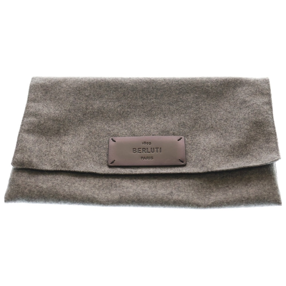 Berluti(ベルルッティ) ラウンドウォレット 長財布 クロコレザー ブラウン