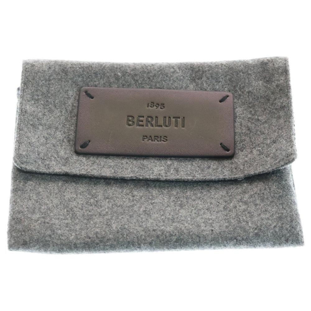 Berluti(ベルルッティ) マネークリップ グリーン アリゲーター ウォレット レディース