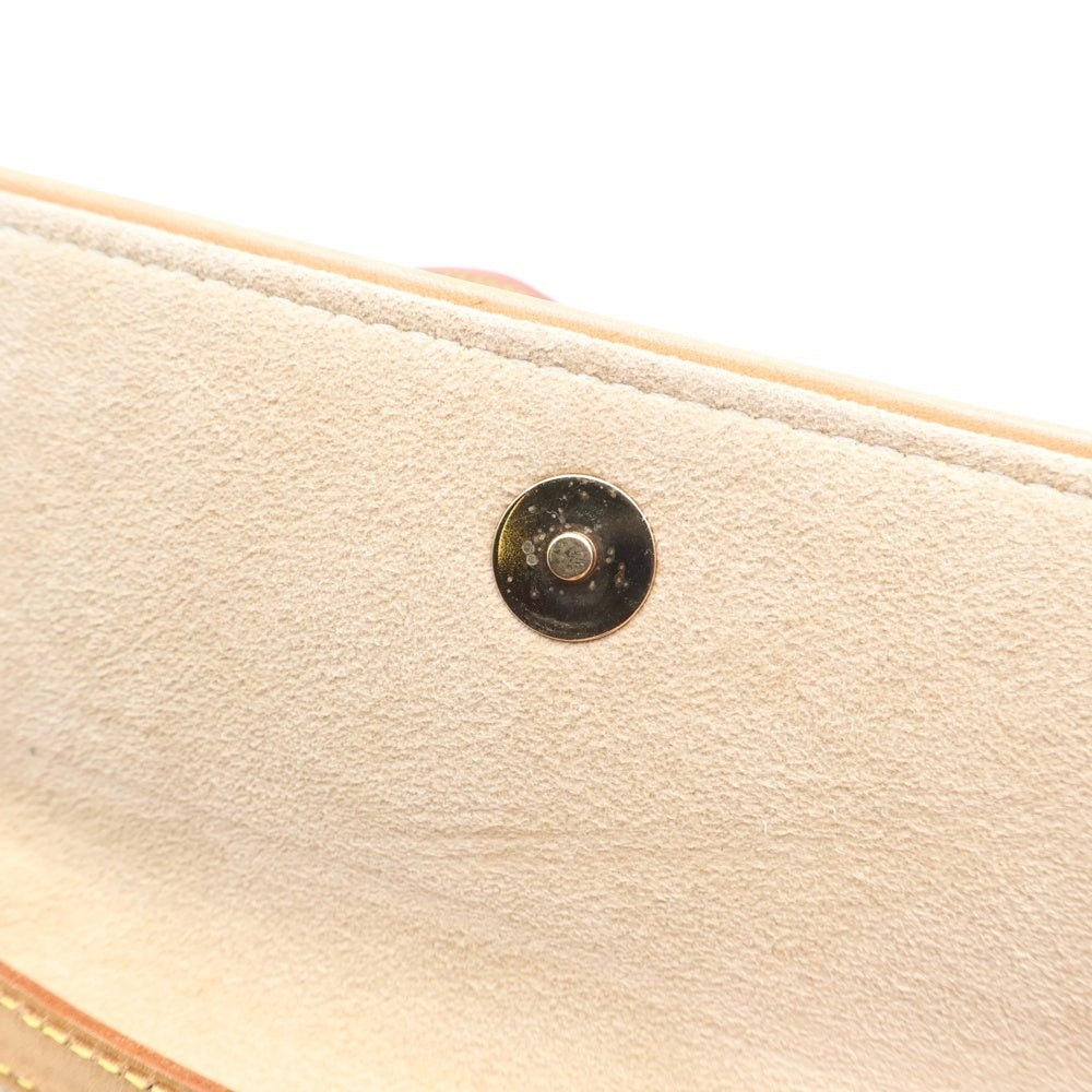 LOUIS VUITTON(ルイヴィトン) モノグラム ポシェットツインPM ショルダーバッグ ミニバッグ ショルダーポシェット PVC×レザー M51854 ゴールド金具 レディース