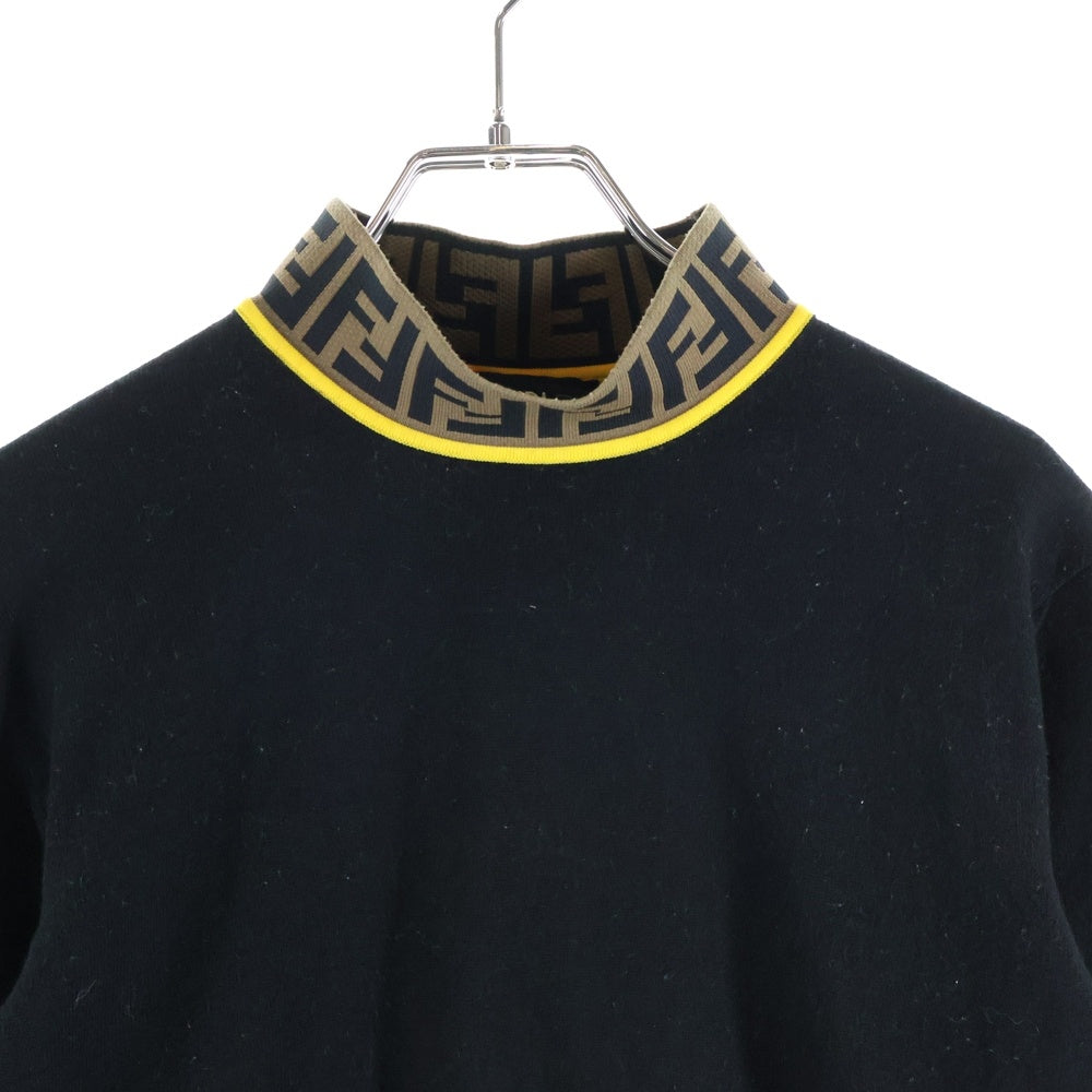 FENDI(フェンディ) ズッカ FFジャガード ハイネックニット FZZ411 A4GC ブラック