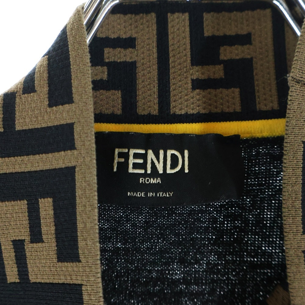 FENDI(フェンディ) ズッカ FFジャガード ハイネックニット FZZ411 A4GC ブラック