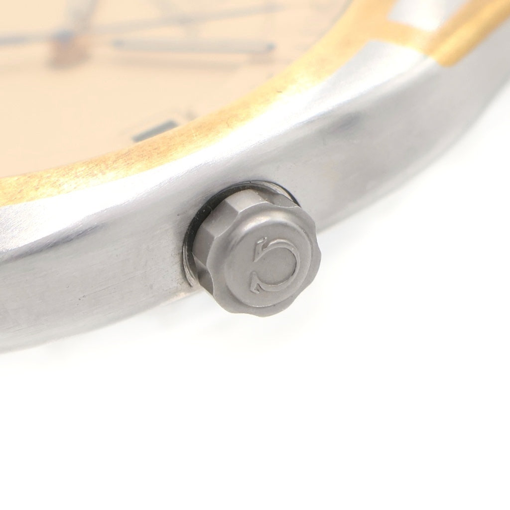 OMEGA(オメガ) シーマスター ポラリス シャンパン文字盤 SS/QZ ステンレス クォーツ 電池式 腕時計 レディース