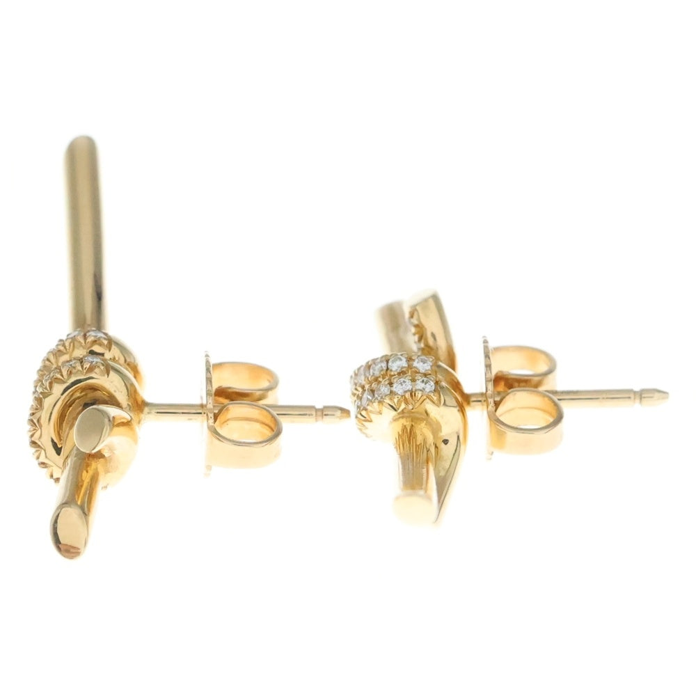 TIFFANY & Co.(ティファニー) ノット ダイヤモンド ピアス Au750PG ピンクゴールド ジュエリー レディース