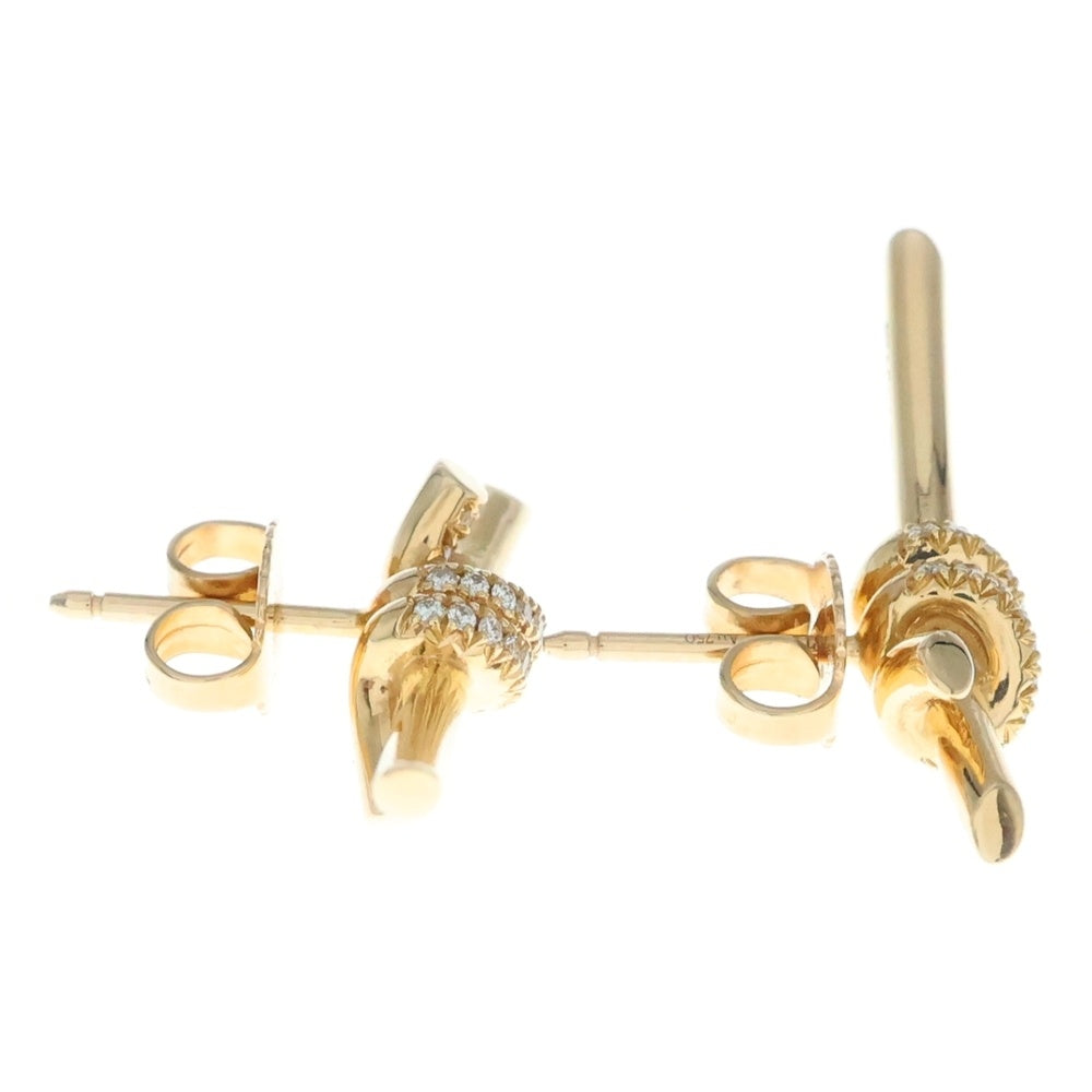 TIFFANY & Co.(ティファニー) ノット ダイヤモンド ピアス Au750PG ピンクゴールド ジュエリー レディース