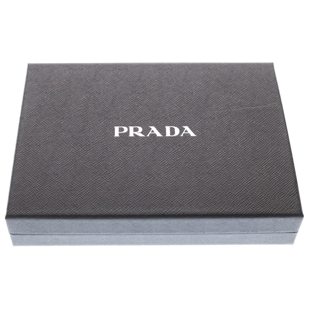 PRADA(プラダ) スピードロック Re-Nylon リナイロン トライアングルロゴプレート レザー切り替え ショルダーバッグ シルバー金具 ブラウン/ブラック 2ZT0732 レディース