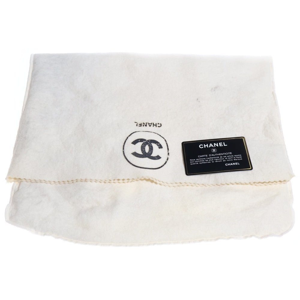 CHANEL(シャネル) デカマトラッセ34 Sフラップ ラムスキン チェーンショルダーバッグ ゴールド金具 ブラック レディース