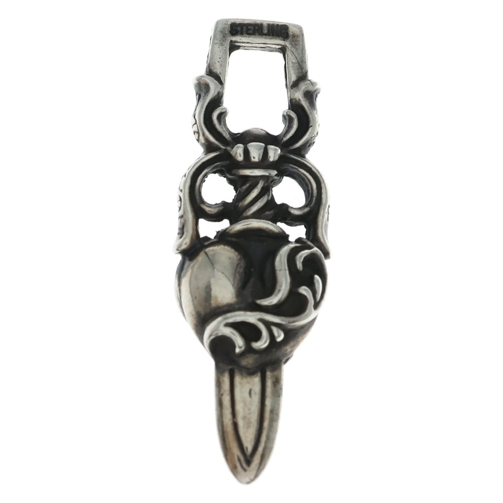 CHROME HEARTS(クロムハーツ) DAGGER HEART ダガーハート ペンダントトップ シルバー BCA243