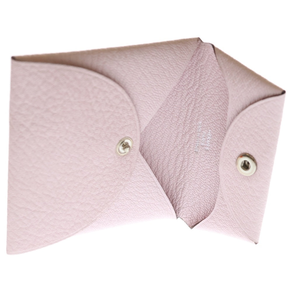 HERMES(エルメス) バスティア コインケース ローズダーリン シェーブル 小銭入れ W刻印 レディース