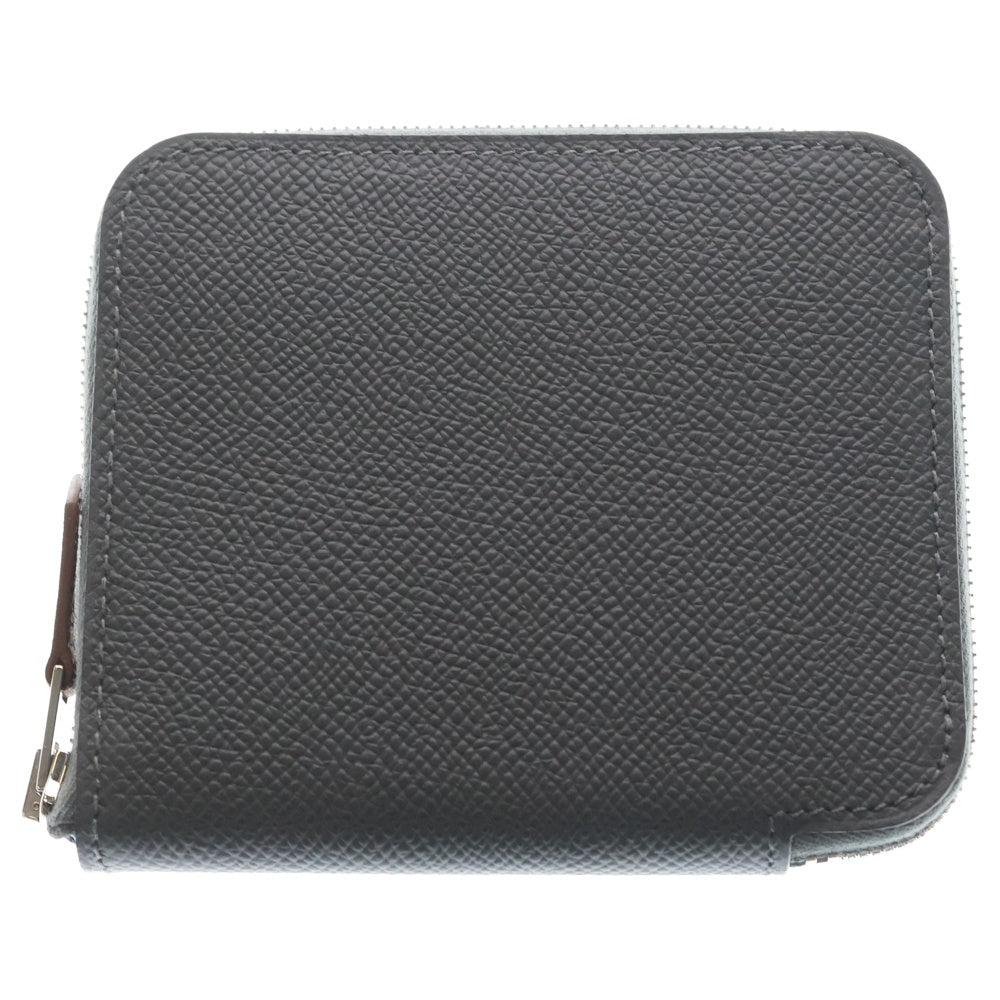 HERMES(エルメス) アザップシルクイン コンパクト アルドワー×ブルーブリュム エプソン シルバー金具 K刻印 レディース