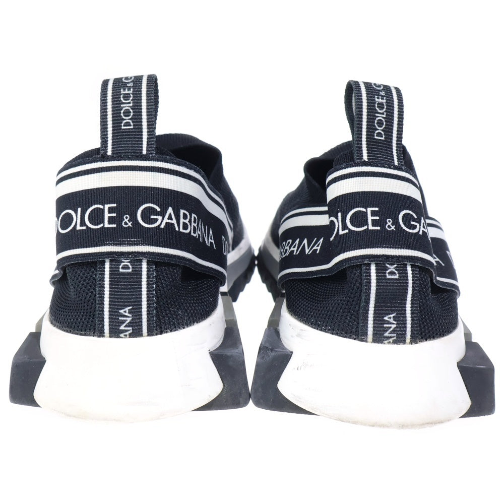 DOLCE & GABBANA(ドルチェアンドガッバーナ) ソレント フロントロゴ ローカットシューズ スニーカー ブラック レディース