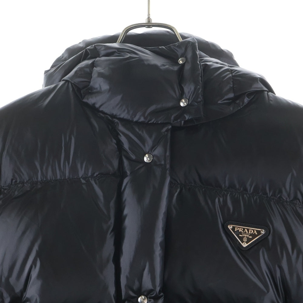 PRADA(プラダ) トライアングルロゴ ショートダウンジャケット ブラック レディース 291973 S212