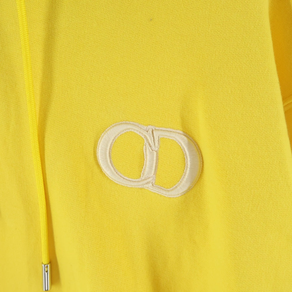 Christian Dior(クリスチャンディオール) CD ICON HOODIE CDアイロン刺繍 プルオーバースウェットパーカー イエロー 113J698A0531