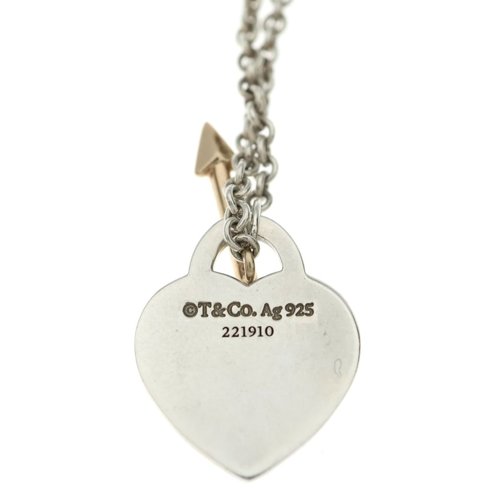 TIFFANY & Co.(ティファニー) リターントゥ ラブストラック ハートアンドアロー ハートタグ コンビ シルバー ブレスレット SV925/750