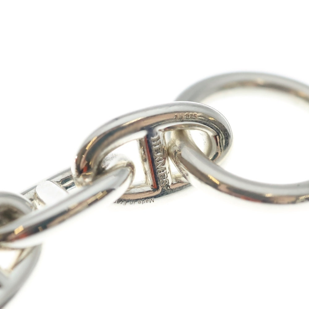 HERMES(エルメス) シェーヌダンクル ブレスレットMM13コマ チェーン シルバー Ag925