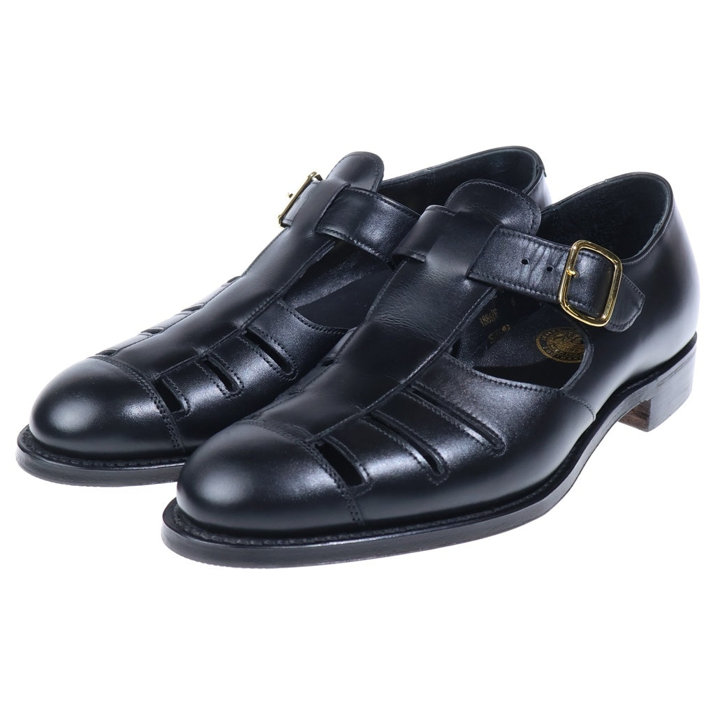 JOSEPH CHEANEY&SONS(ジョセフ チーニー アンドサンズ) グルカサンダル ブラック レザー