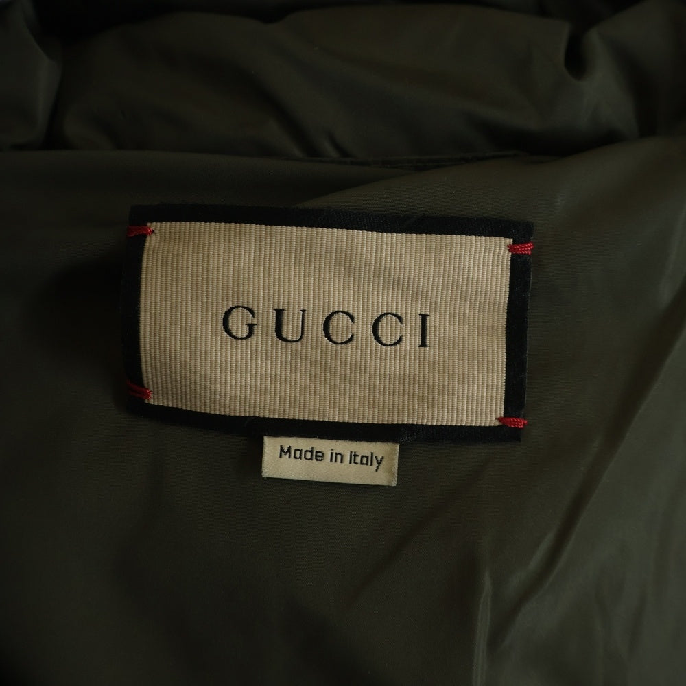 GUCCI(グッチ) ジャンボGG ダウンジャケット カーキ 698710 52