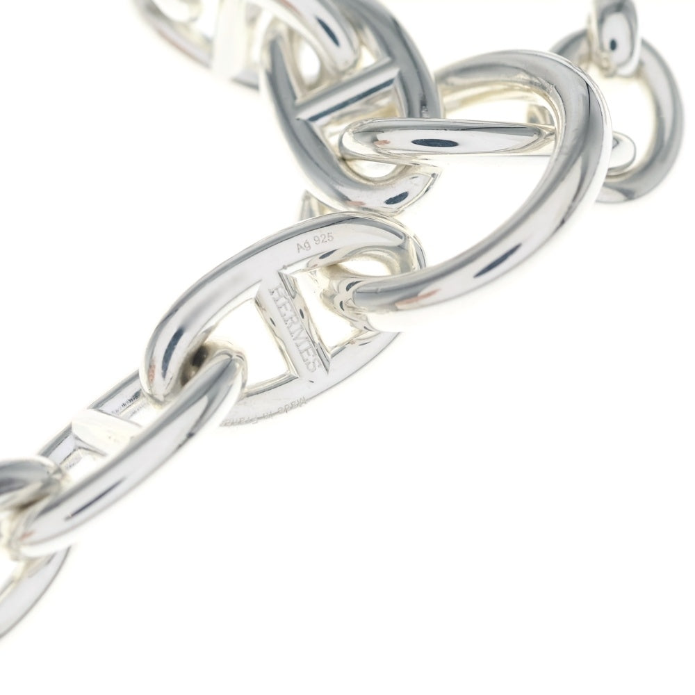 HERMES(エルメス) シェーヌダンクルGM ブレスレット 16コマ シルバー チェーン Ag925 84.8g