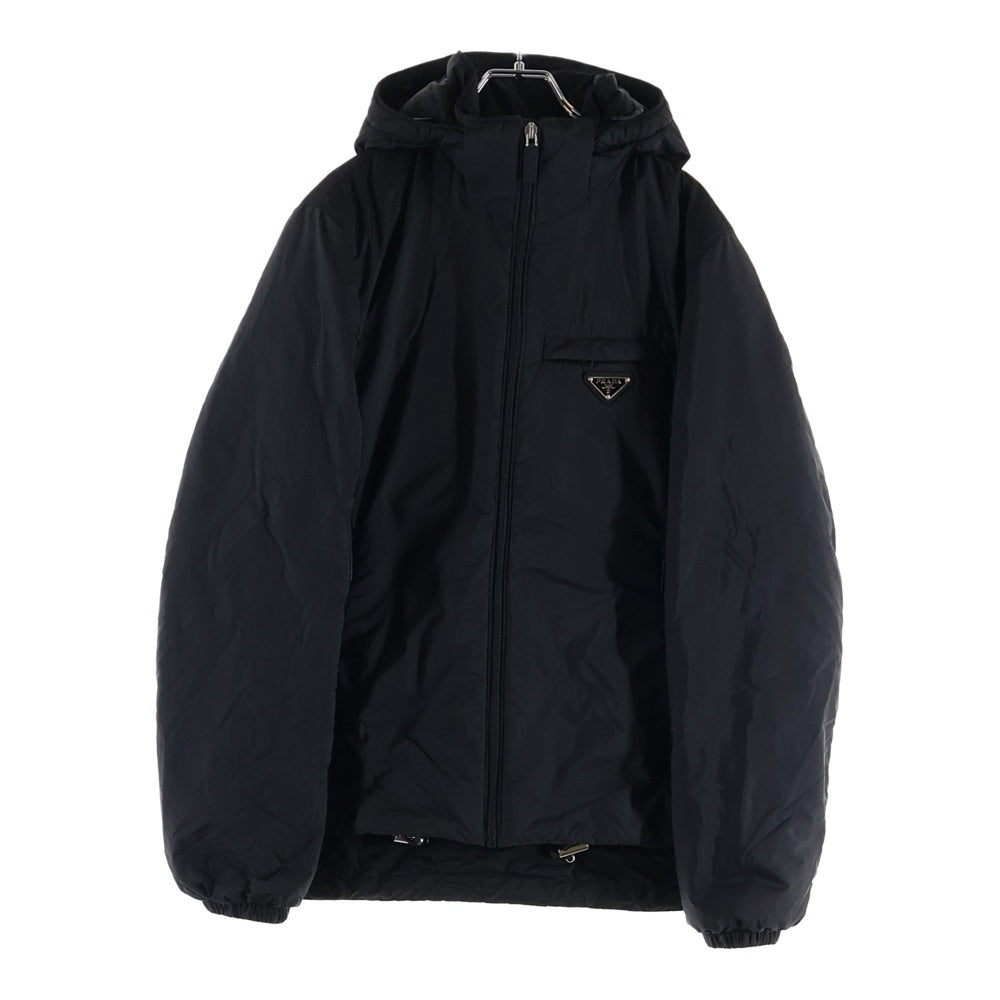PRADA(プラダ) RE-NYLON リナイロン トライアングルロゴプレート パファー ダウンジャケット ブラック SGN955