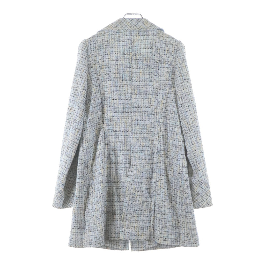 courreges クレージュ ジャケット ツイード COURREGES(クレージュ) マルチカラーツイード 3B ロングジャケット