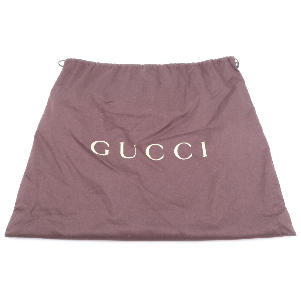 GUCCI(グッチ) バンブー ハンドバッグ カゴバッグ ベージュ×ホワイト レザー×ストロー 338965 ゴールド金具 レディース