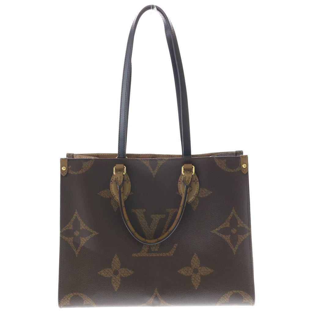 LOUIS VUITTON(ルイヴィトン) モノグラムジャイアント リバース オンザゴーMM 2WAYハンドバッグ トートバッグ ブラウン M45321