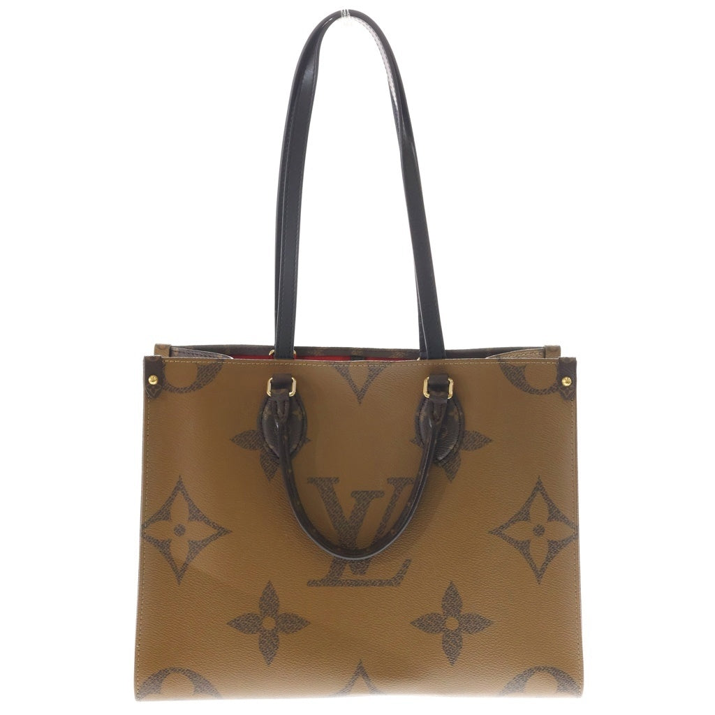 LOUIS VUITTON(ルイヴィトン) モノグラムジャイアント リバース オンザゴーMM 2WAYハンドバッグ トートバッグ ブラウン M45321