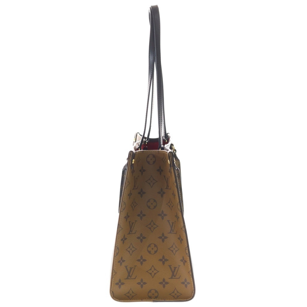 LOUIS VUITTON(ルイヴィトン) モノグラムジャイアント リバース オンザゴーMM 2WAYハンドバッグ トートバッグ ブラウン M45321