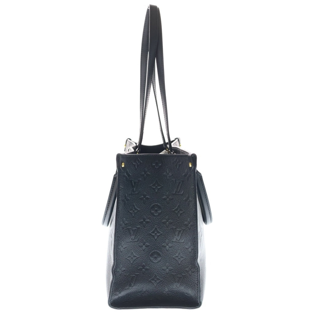 LOUIS VUITTON(ルイヴィトン) モノグラム・アンプラント オンザゴーMM ハンドバッグ ブラック ノワール レザー M45595 ゴールド金具 レディース