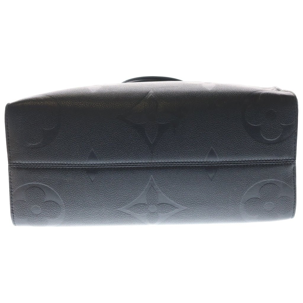 LOUIS VUITTON(ルイヴィトン) モノグラム・アンプラント オンザゴーMM ハンドバッグ ブラック ノワール レザー M45595 ゴールド金具 レディース