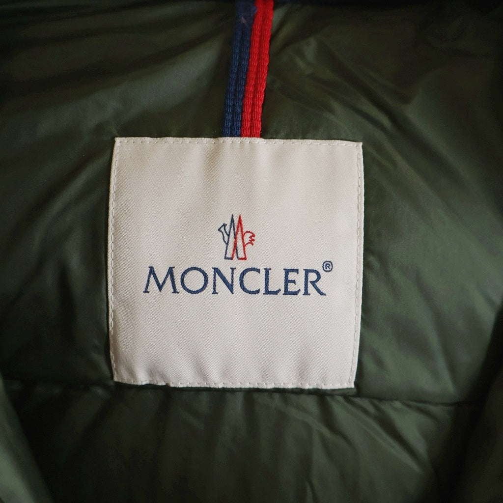 MONCLER(モンクレール) 18AW BRAMANT ワッペンロゴ フーデッド ダウンジャケット ネイビー D20914181149 53334