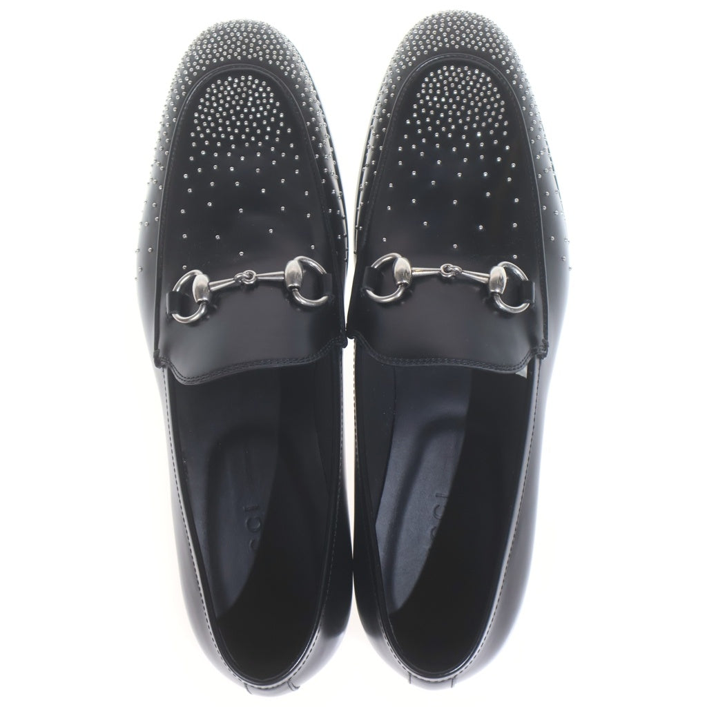 GUCCI(グッチ) ホースビット スタッズローファー ブラック 8 1/2 851395