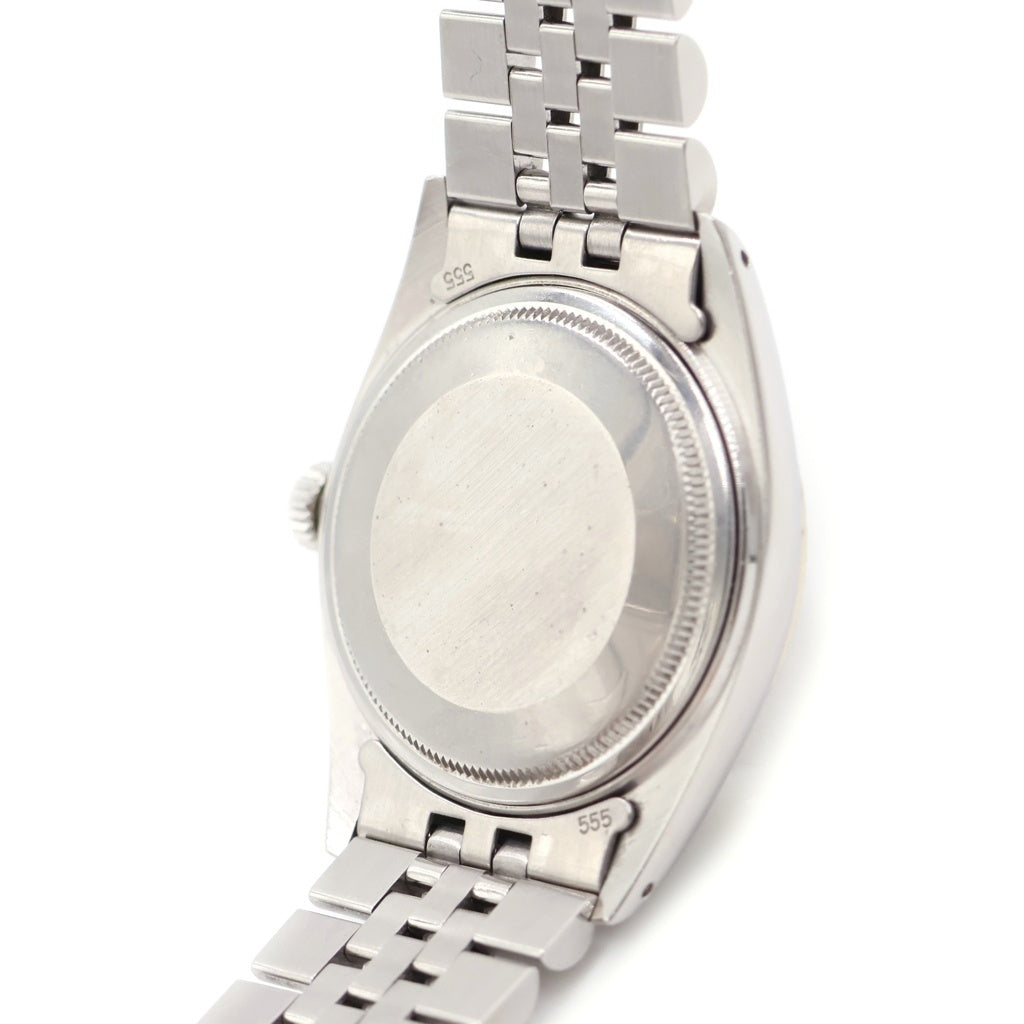 ROLEX(ロレックス) デイトジャスト グレー文字盤 SS×WG/AT ステンレス×ホワイトゴールド オートマ 自動巻き 腕時計 16014