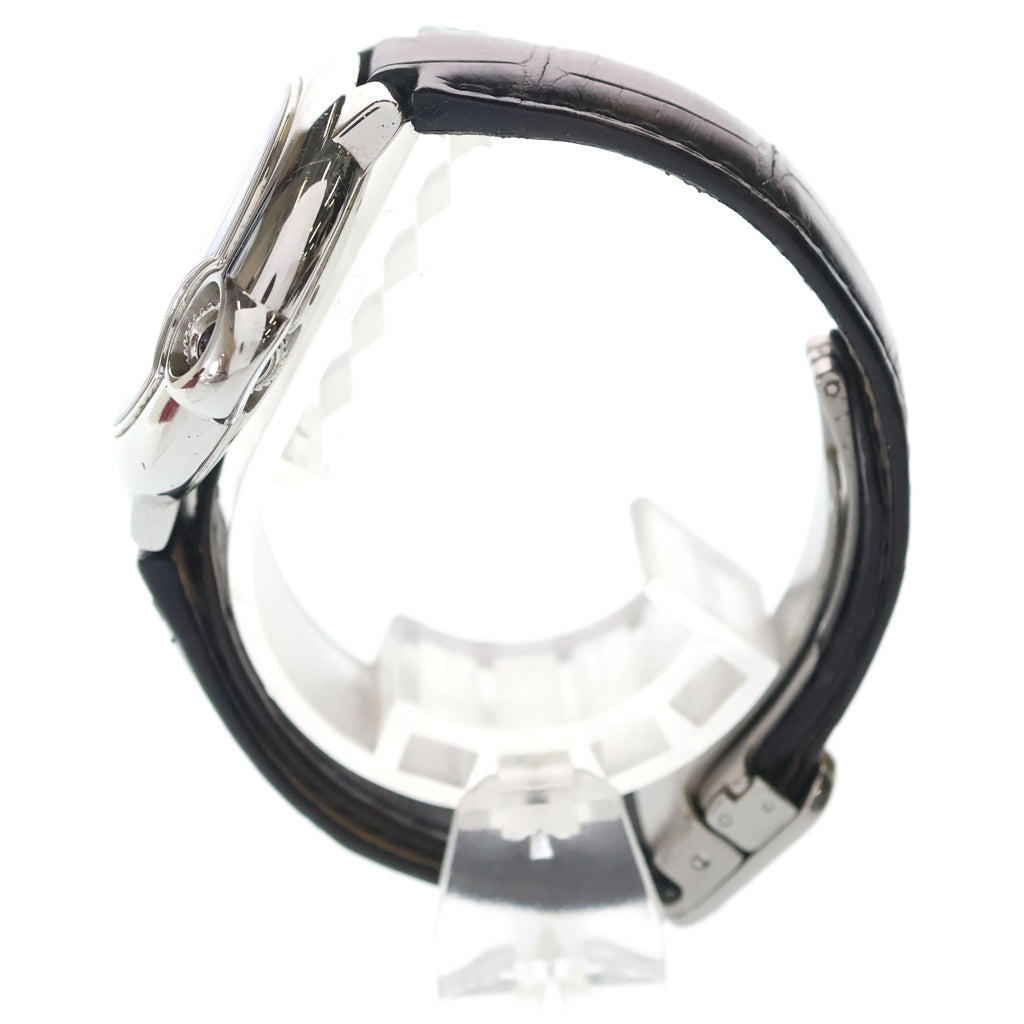 Cartier(カルティエ) バロンブルー シルバー文字盤 レザーベルト 自動巻き 腕時計 シルバー W6920085