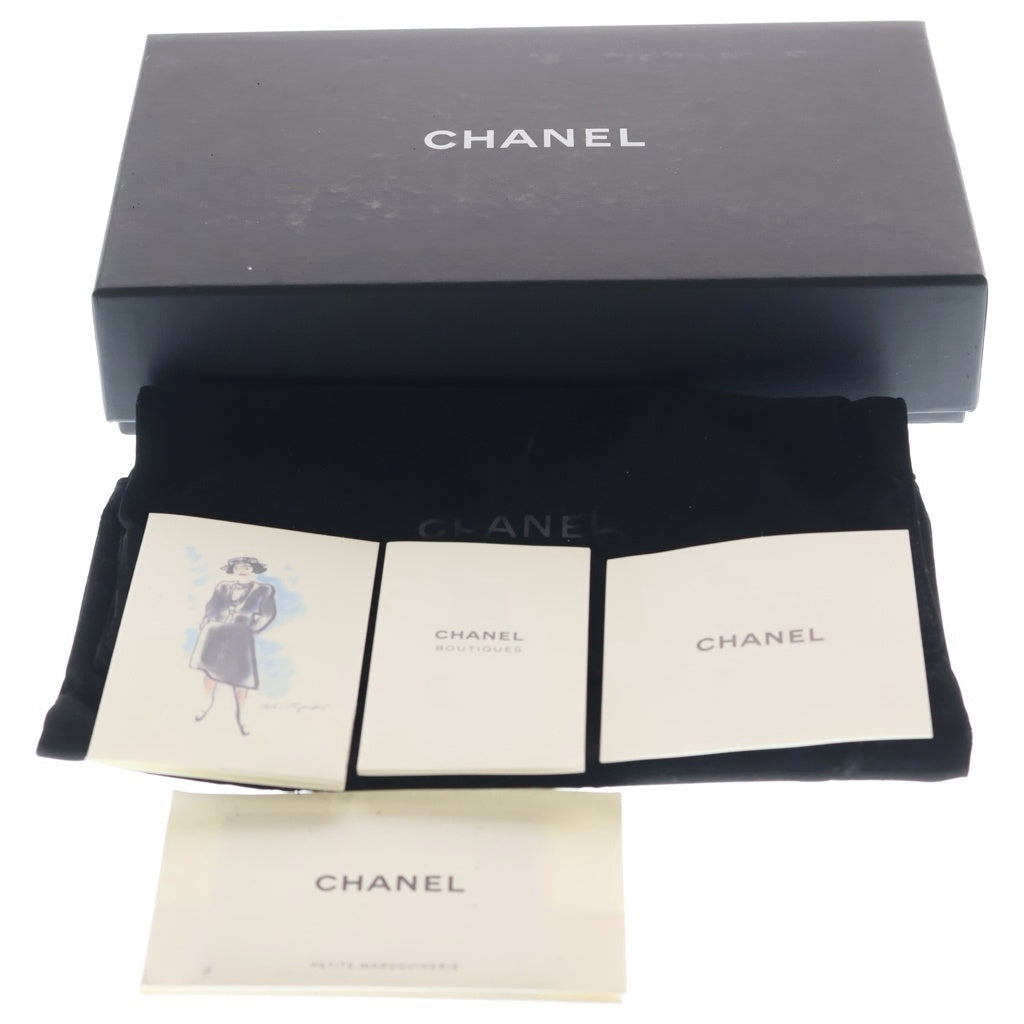CHANEL(シャネル) ボーイシャネル キャビアスキン チェーンウォレット