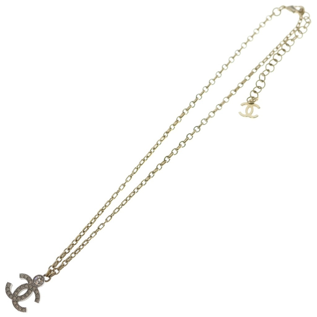 CHANEL(シャネル) ココマーク ラインストーンネックレス I25V レディース