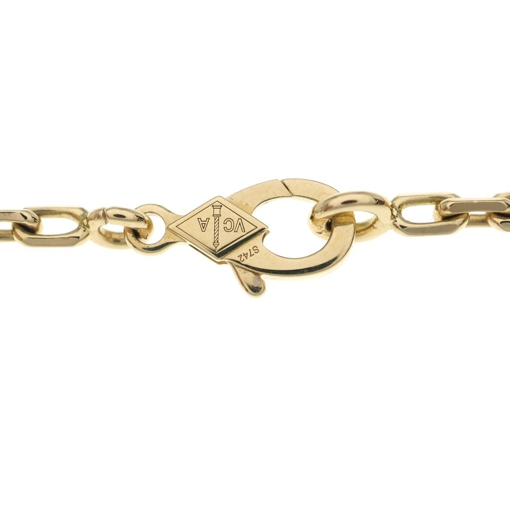 Van Cleef & Arpels(ヴァンクリーフアンドアーペル) ヴィンテージアルハンブラ 10モチーフ ネックレス マラカイト Au750YG VCAR03QJ00 ジュエリー