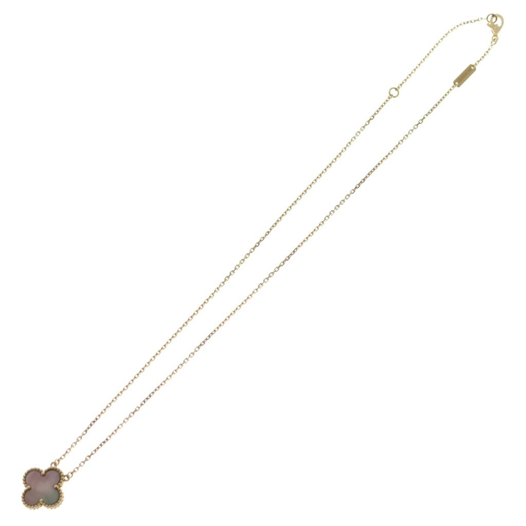 Van Cleef & Arpels(ヴァンクリーフアンドアーペル) ヴィンテージアルハンブラ ネックレス グレーマザーオブパール ゴールド 18KRG VCARP4KK00 レディース