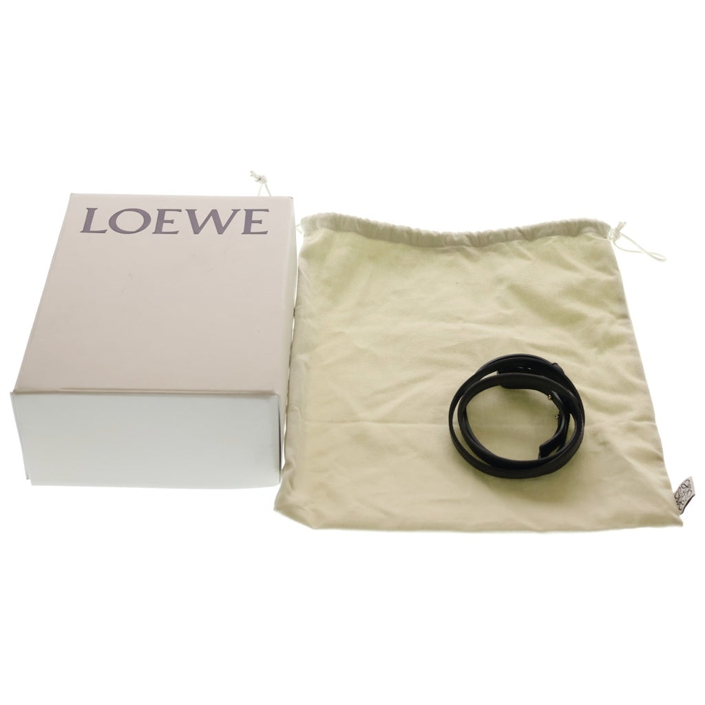 LOEWE(ロエベ) フォントトート スモール 2WAYバッグ ハンドバッグ ショルダーバッグ ブラック カゴバッグ ゴールド金具 レディース
