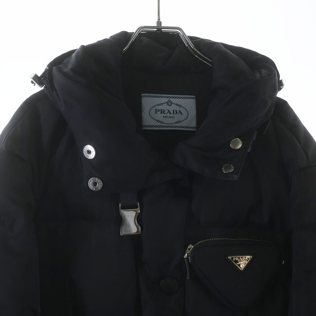 PRADA(プラダ) Re-Nylon ダウンジャケット ブラック ナイロン #38 29Y966 S212 1WQ8 レディース