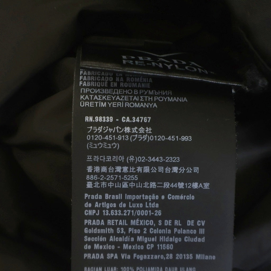 PRADA(プラダ) Re-Nylon ダウンジャケット ブラック ナイロン #38 29Y966 S212 1WQ8 レディース