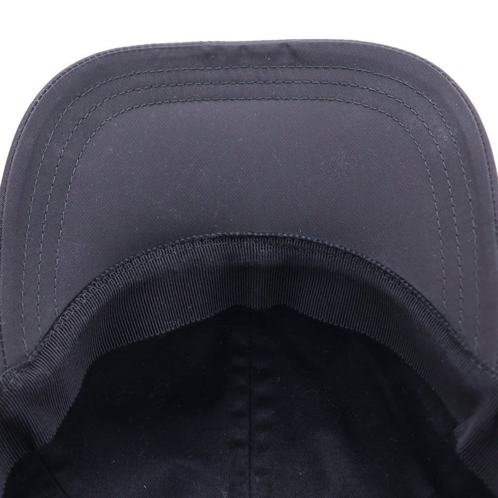 PRADA(プラダ) RE-NYLON リナイロン トライアングルロゴプレート ベースボールキャップ 帽子 ブラック 1HC274