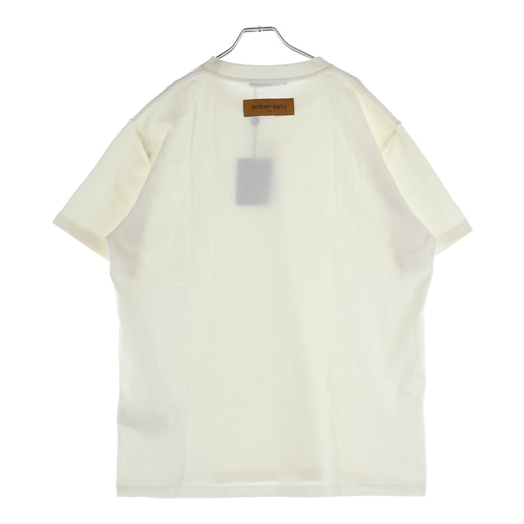 LOUIS VUITTON(ルイヴィトン) LVエンボスロゴ インサイドアウト 半袖Tシャツ カットソー ホワイト RM241Q DT3 HNY55W