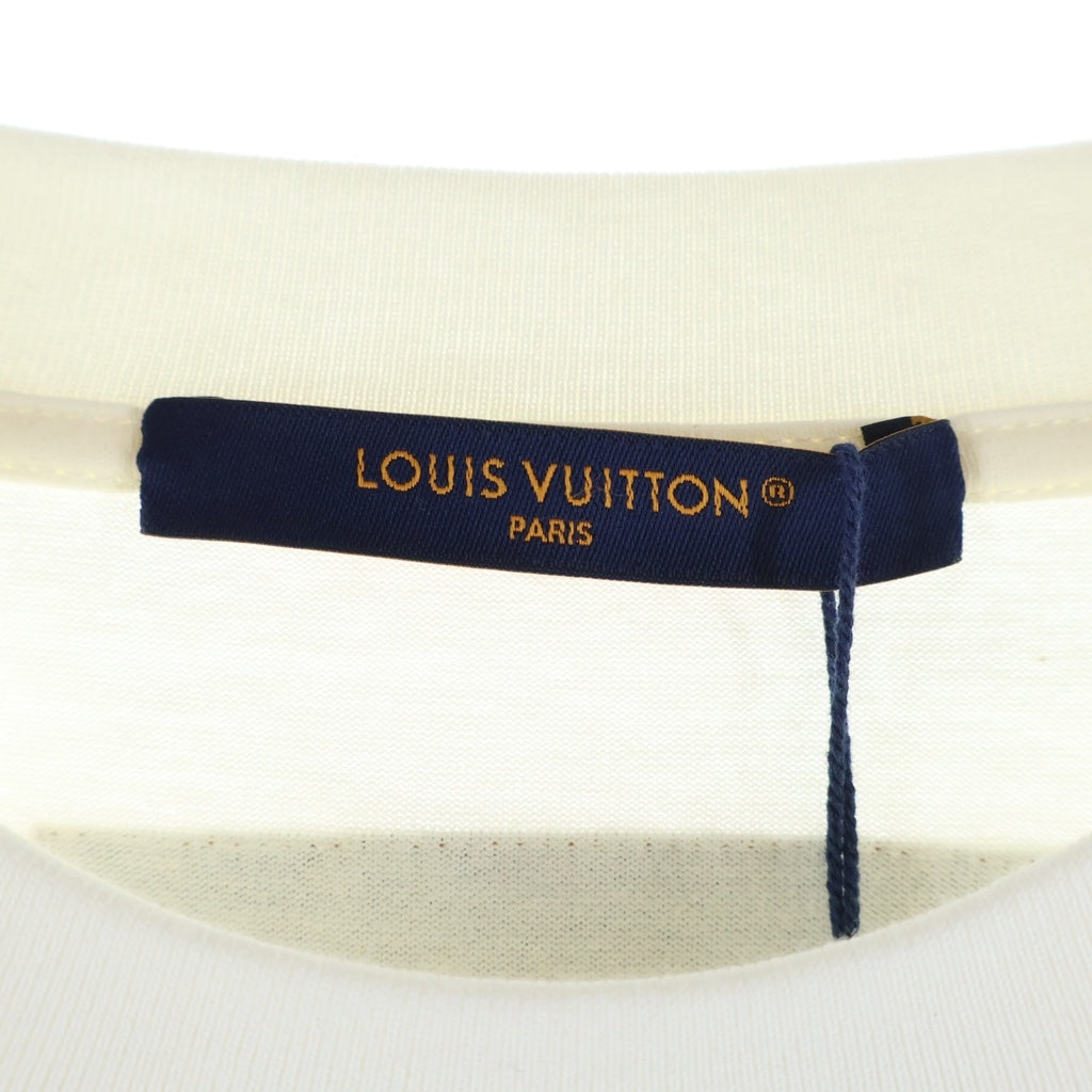 LOUIS VUITTON(ルイヴィトン) LVエンボスロゴ インサイドアウト 半袖Tシャツ カットソー ホワイト RM241Q DT3 HNY55W